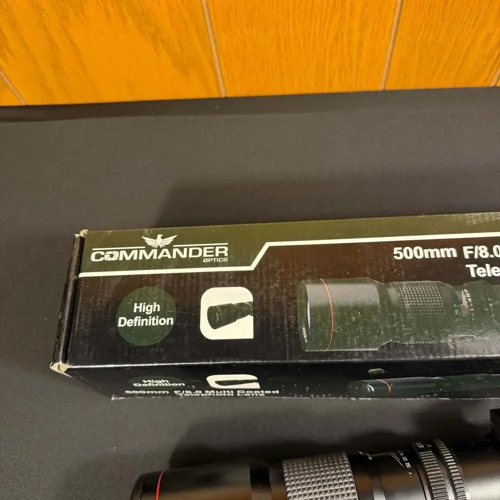 Commander Optics 500mm f/8.0 Multi Coated Telephoto Lens